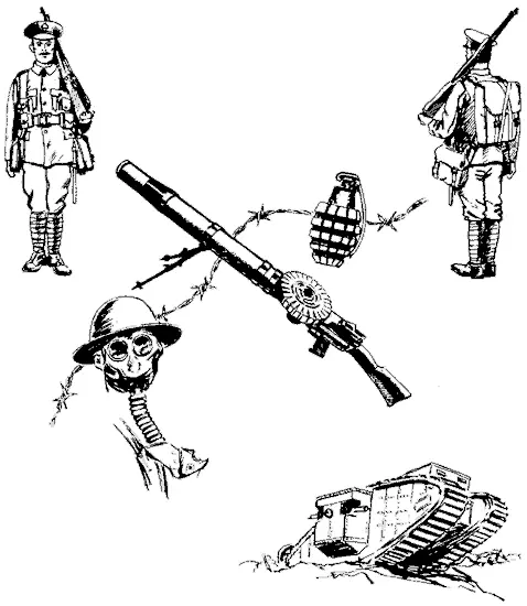 Английская форма 1914 года Противогаз был принят на вооружение в 1915 году - фото 56