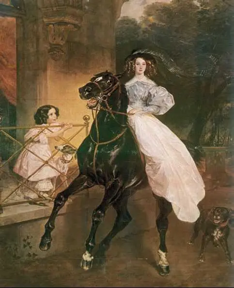 К П Брюллов Всадница 1832 г Государственная Третьяковская галерея - фото 126