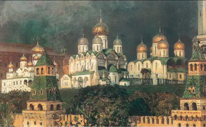 А М Васнецов Московский Кремль 1897 г Областной художественный музей им - фото 156