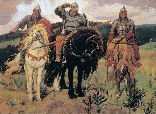 В М Васнецов Богатыри 188198 гг Государственная Третьяковская галерея - фото 158