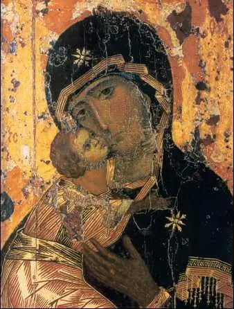 Богоматерь Владимирская Икона Ок 1132 г Государственная Третьяковская - фото 196