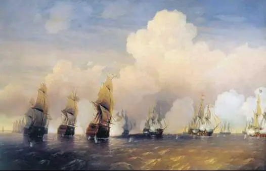 А П Боголюбов Сражение русского флота со шведским в 1790 году вблизи - фото 94