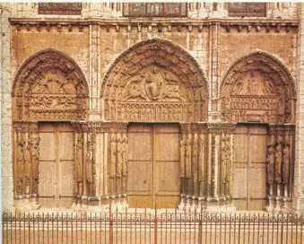 Королевский портал собора Шартр 12 в ПOРТИКот лат porticus выступающая - фото 325