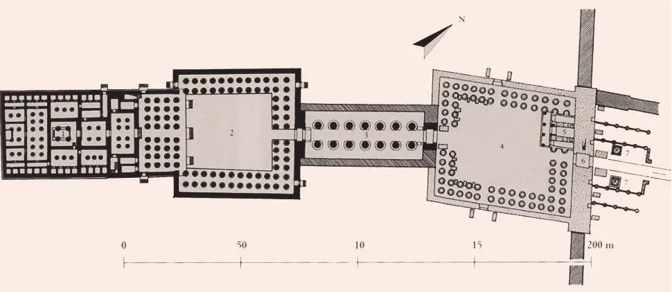 Луксор Храм Амона 1413 вв до н э План Луксор Храм Амона Двор Рамсеса - фото 41
