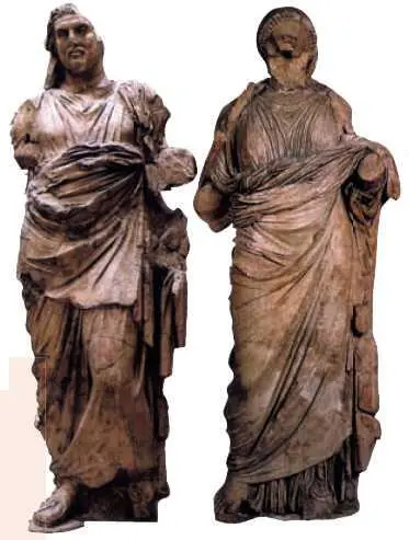 Статуи предков Мавсола 4 в до н э В античности мавзолеи получили особое - фото 46