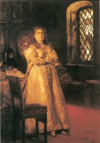 И Е Репин Царевна Софья Алексеевна через год после заключения её в - фото 160