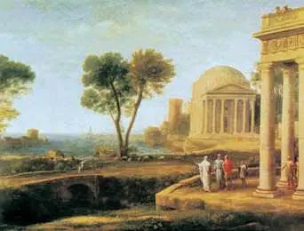 К Лоррен Пейзаж с Энеем на Делосе 1672 г Национальная галерея Лондон - фото 216