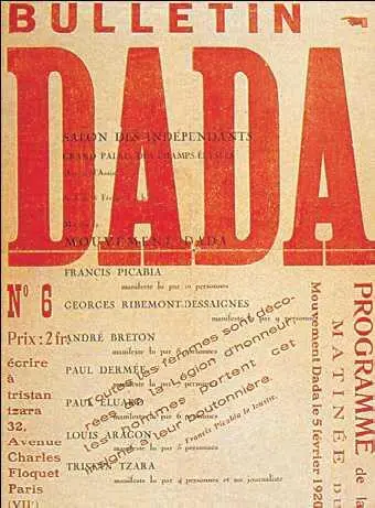 Обложка журнала Дада Теоретическое оформление течения произошло в 1918 г - фото 5