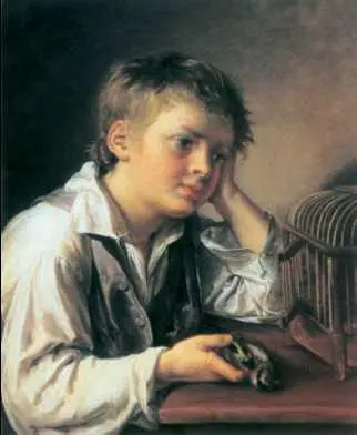 В А Тропинин Мальчик тоскующий об умершей птичке Повторение картины 1802 - фото 121