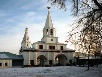 Передние въездные ворота в Коломенском 1670е гг Москва ШEДУстатуи - фото 316