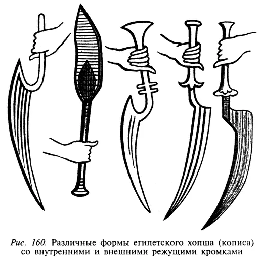 Серповидное лезвие египтяне называли также хроби от чего проиходит и иврите - фото 88