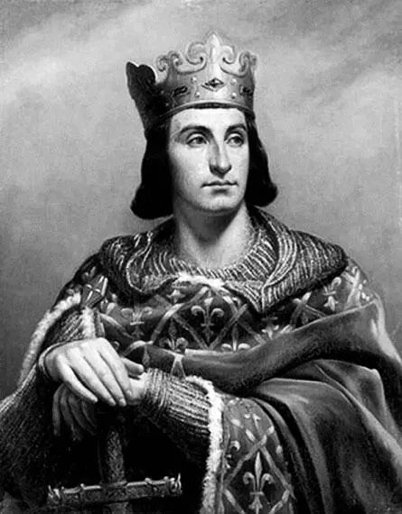 Филипп II Август Художник ЛФ Амьель XIX в Династия дом французских - фото 26