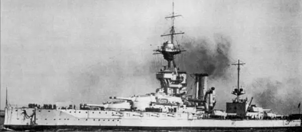 Линейный корабль Мальбро Средиземное море 1920е годы Линейный крейсер - фото 80