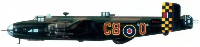Хэндли Пэйдж Галифакс BMk III Эскадрилья 640 Бомбардировочное - фото 116