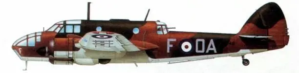 Бристоль Бофорт Mk I Эскадрилья 22 Береговое командование КВВС - фото 141