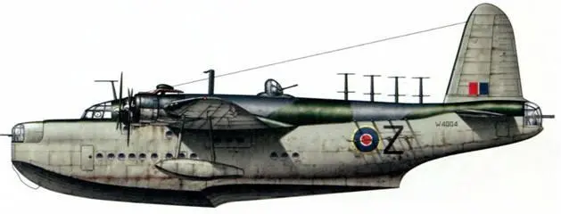 Шорт Сандерленд GRMk III Береговое командование КВВС СК 1943 г На - фото 153