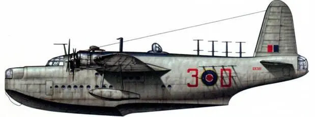 Шорт Сандерленд GR Mk III Береговое командование КВВС СК 1943 г - фото 155