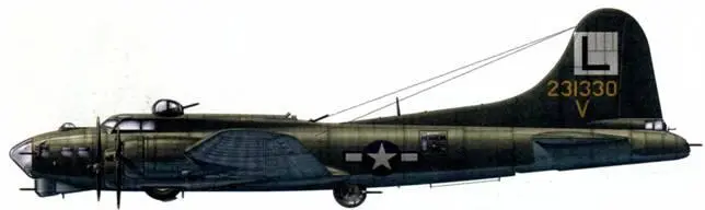 Боинг B17G Флаинг Фортресс 452я бомбардировочная группа 8я - фото 202