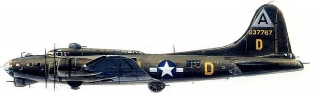 Боинг B17G Флаинг Фортресс 91я бомбардировочная группа 8я воздушная - фото 205