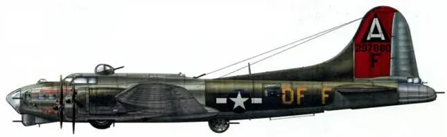 Боинг B17G Флаинг Фортресс 324я бомбардировочная эскадрилья 91я - фото 208