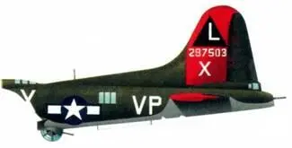 Боинг B17G Флаинг Фортресс 533я бомбардировочная эскадрилья 381я - фото 215