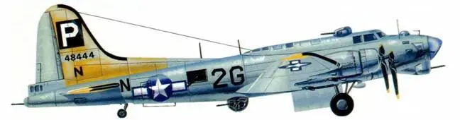 Боинг B17G Флаинг Фортресс 386я бомбардировочная эскадрилья 487я - фото 219