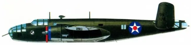 Норт Америкен В25А Митчелл 34я бомбардировочная эскадрилья 17я - фото 237