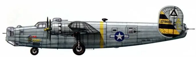 Консолидейтед B24J Либерейтор 449я бомбардировочная группа 15я - фото 250