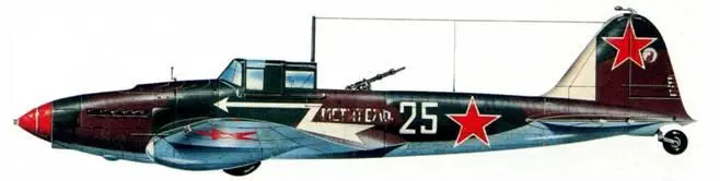 Ильюшин Ил2 М3 Неустановленный штурмовой полк Советские ВВС 1944 г - фото 286