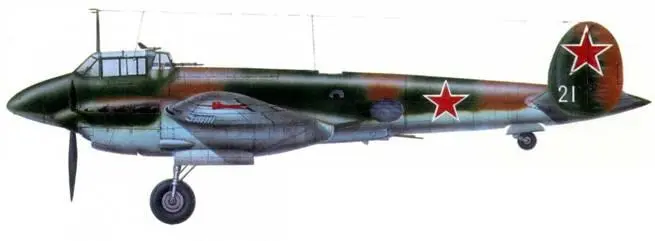 Петляков Пе2 серия 359 Неустановленный полк пикирующих бомбардировщиков - фото 291