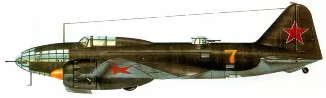 Ильюшин Ил4 Неизвестный бомбардировочный полкСоветские ВВС 1945 г - фото 299