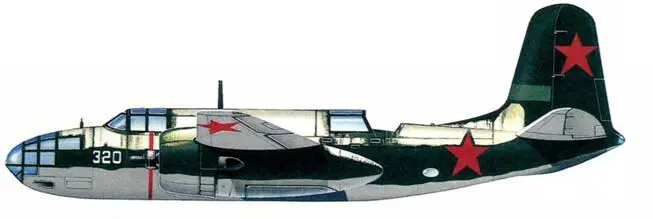 Дуглас А20С Неизвестный бомбардировочный полк Авиация Северного флота - фото 303