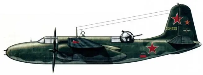 Дуглас A20G Неизвестный бомбардировочный полк Советская морская авиация - фото 304