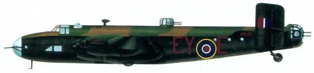 Хэндли Пэйдж Галифакс BMk II серия 1А Эскадрилья 78 Бомбардировочное - фото 71