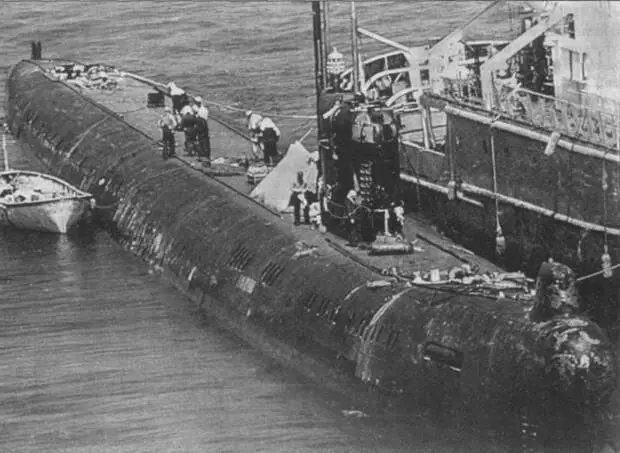 Аварийная К122 перед буксировкой в базу Для приведения в безопасное состояние - фото 50