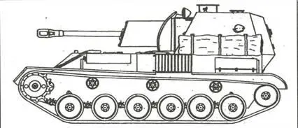 Легкая опытная самоходная установка СУ12 Состояние создана в конце 1942 года - фото 70