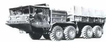 Балластный тягач БАЗ6953 8X81988 г Пункт управления ПолянаД4М на - фото 198