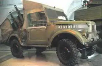 ГАЗ69 с пусковой установкой 2П26 комплекса Шмель 1960 г Опытный - фото 473
