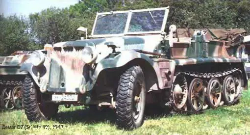 Демаг D7SdKfz10 1943 г Демаг D7p SdKfz2503 1944 г Высоко - фото 633