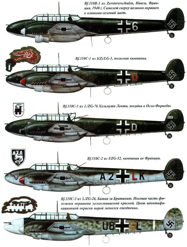 Messerschmitt Bf110 - фото 24