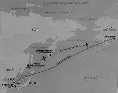 Схема передвижения самолёта шпиона Задержание с поличным во время тайниковой - фото 17