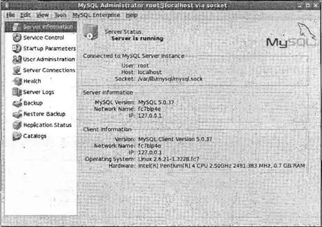 Рис 86 Если вы хотите управлять сервером MySQL из программыклиента в ОС - фото 27