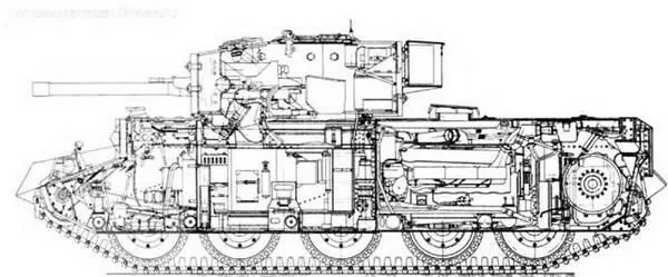 Компоновка танка Cromwell I Крейсерский танк Cromwell III Эта машина - фото 129