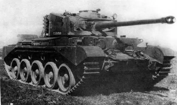 Крейсерский танк А34 Comet на НИБТПолигоне в Кубинке 1946 г Характерными - фото 147
