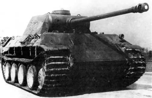 Пантера AusfD на НИБТПолигоне в подмосковной Кубинке 1946 г Пантера - фото 247