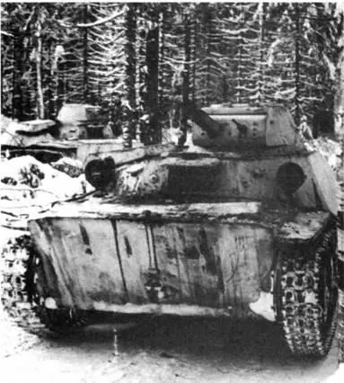 Танки Т40 из состава 1й мотострелковой дивизии Битва за Москву декабрь 1941 - фото 400