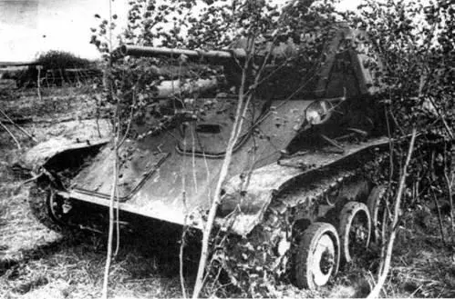 Танк Т70 в засаде Воронежский фронт 1943 г Легкий танк Т70 - фото 414