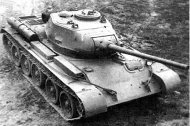 Второй прототип танка Т44 Весна 1944 г Первый прототип танка Т44 - фото 470