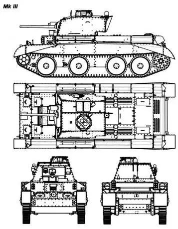 Оставленный англичанами в Дюнкерке крейсерский танк Mk III Франция май 1940 - фото 98
