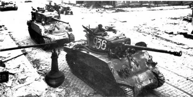 Танки M4A276W 9го гвардейского механизированного корпуса 6й гвардейской - фото 85